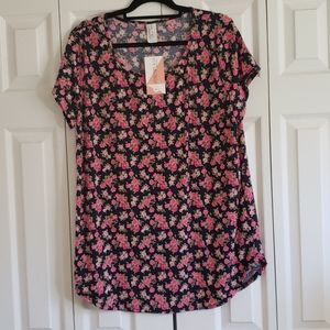 Honey and Lace Oakland Tee Tunic 3XL NWT